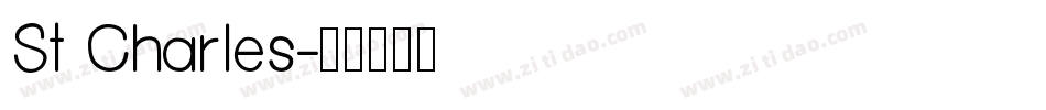 St Charles字体转换